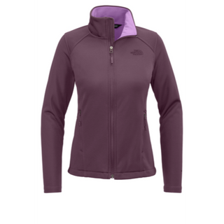 The North Face® Ladies Ridgewall Soft Shell Jacket in Blackberry Wine - Thumbnail 4