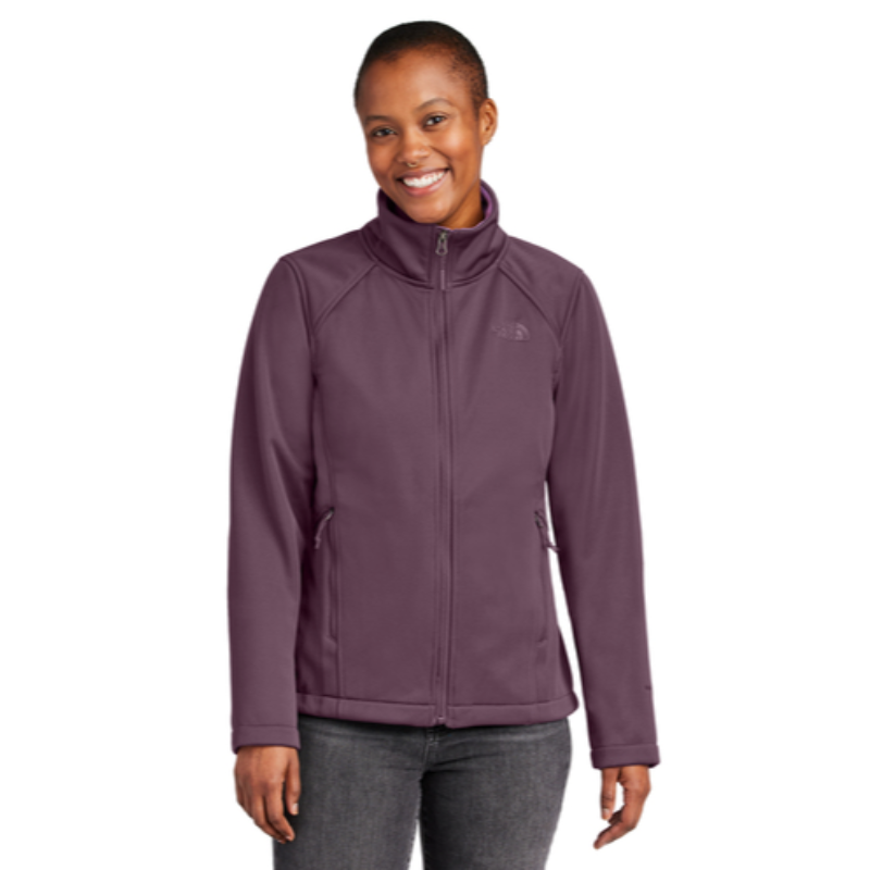 The North Face® Ladies Ridgewall Soft Shell Jacket in Blackberry Wine Main Image