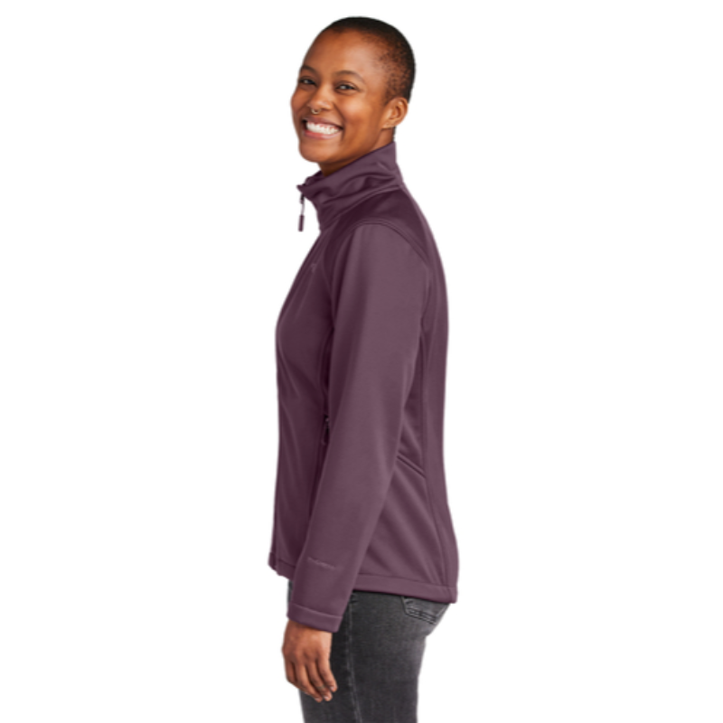 The North Face® Ladies Ridgewall Soft Shell Jacket in Blackberry Wine - Thumbnail (Preview) 3