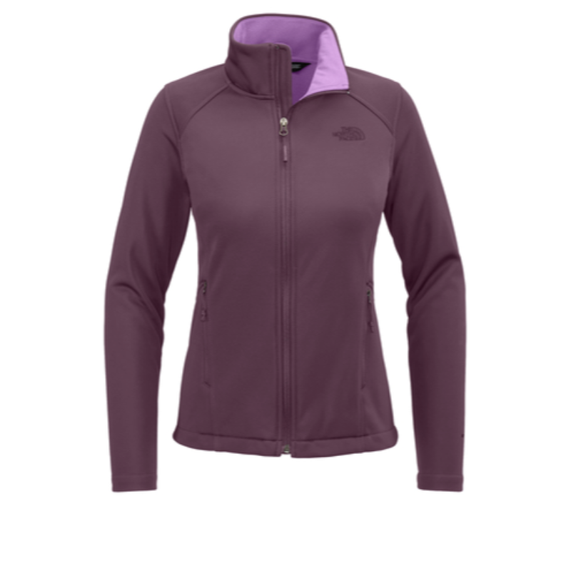 The North Face® Ladies Ridgewall Soft Shell Jacket in Blackberry Wine - Thumbnail (Preview) 4