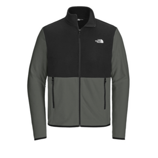 The North Face® Glacier Full-Zip Fleece Jacket in Asphalt Grey / Black - Thumbnail 4