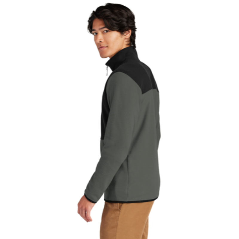 The North Face® Glacier Full-Zip Fleece Jacket in Asphalt Grey / Black - Thumbnail (Preview) 3