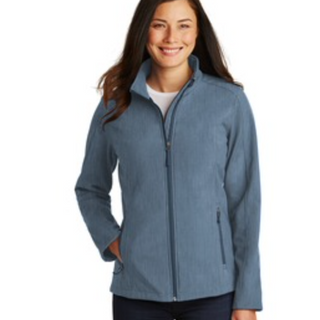  Port Authority Core Soft Shell Jacket in Navy Heather