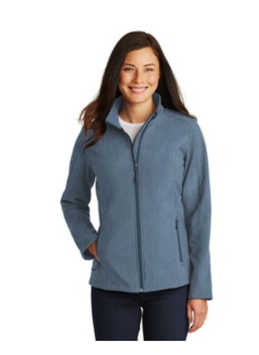  Port Authority Core Soft Shell Jacket in Navy Heather