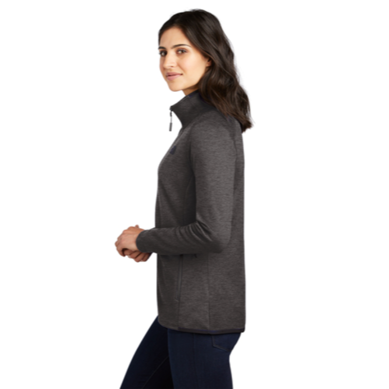 The North Face ® Ladies Skyline Full-Zip Fleece Jacket in Dark Grey Heather - Thumbnail (Preview) 3