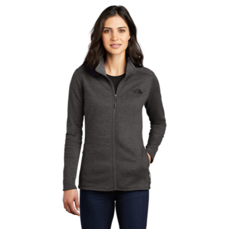 The North Face ® Ladies Skyline Full-Zip Fleece Jacket in Dark Grey Heather Main Image