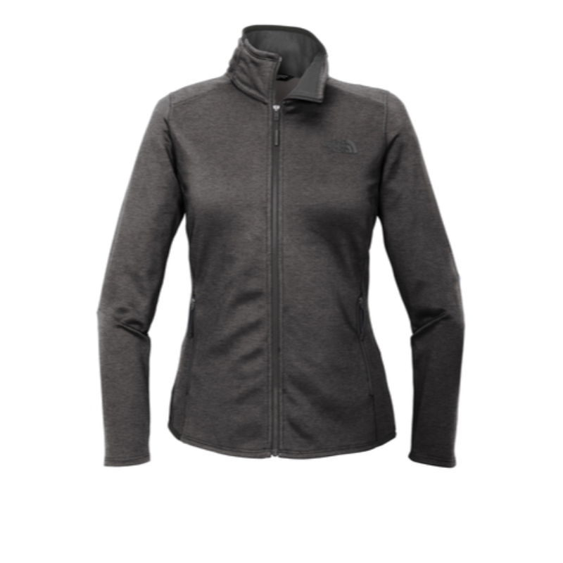 The North Face ® Ladies Skyline Full-Zip Fleece Jacket in Dark Grey Heather - Thumbnail (Preview) 4