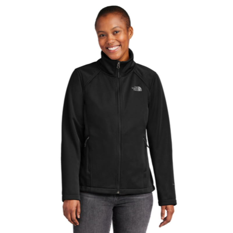 The North Face® Ladies Ridgewall Soft Shell Jacket in Black Main Image