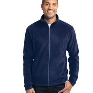 Men's Port Authority Micro-fleece Jacket in Navy Blue