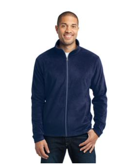 Men's Port Authority Micro-fleece Jacket in Navy Blue