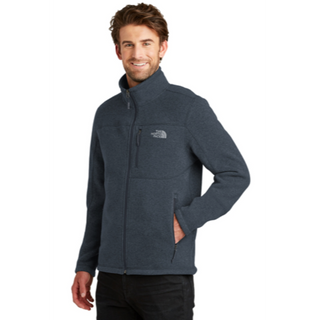 The North Face® Sweater Fleece Jacket in Urban Navy Heather - Thumbnail 4