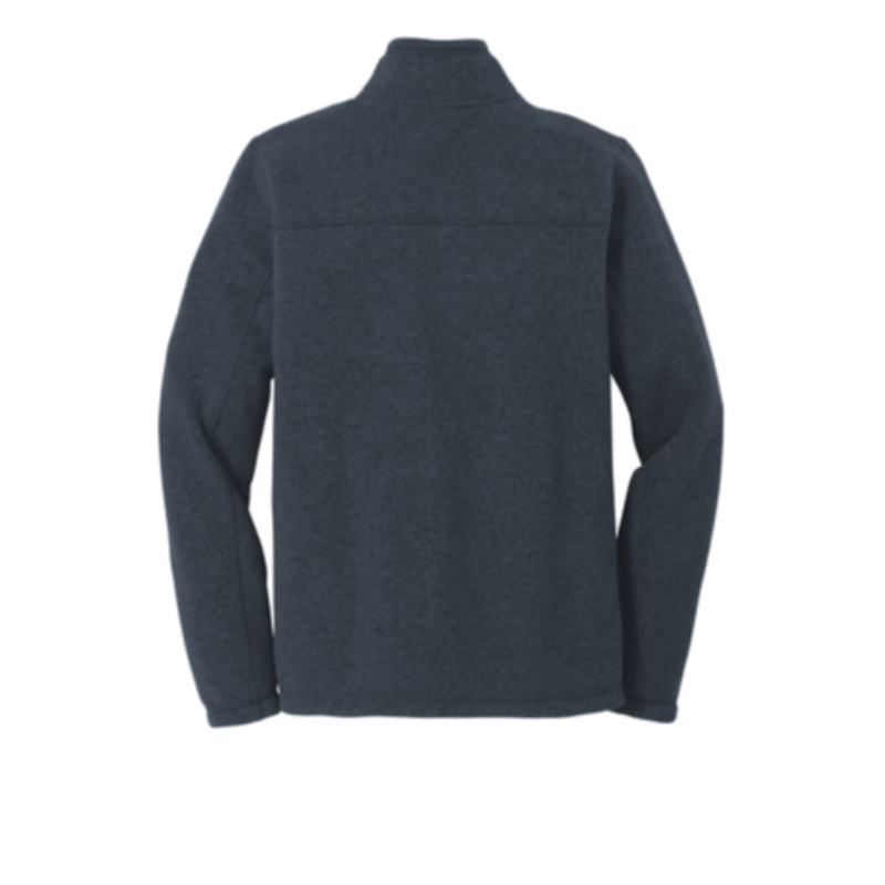 The North Face® Sweater Fleece Jacket in Urban Navy Heather - Thumbnail (Preview) 6