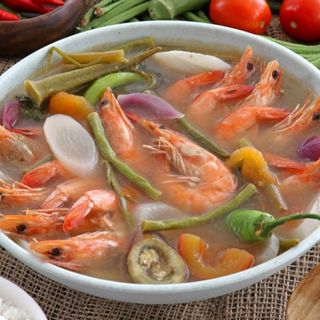Shrimp Sinigang (Kamias Soup)