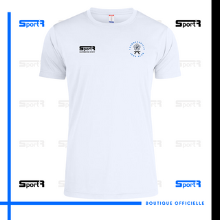 T-shirt Polyester Adultes et Enfants - Blanc