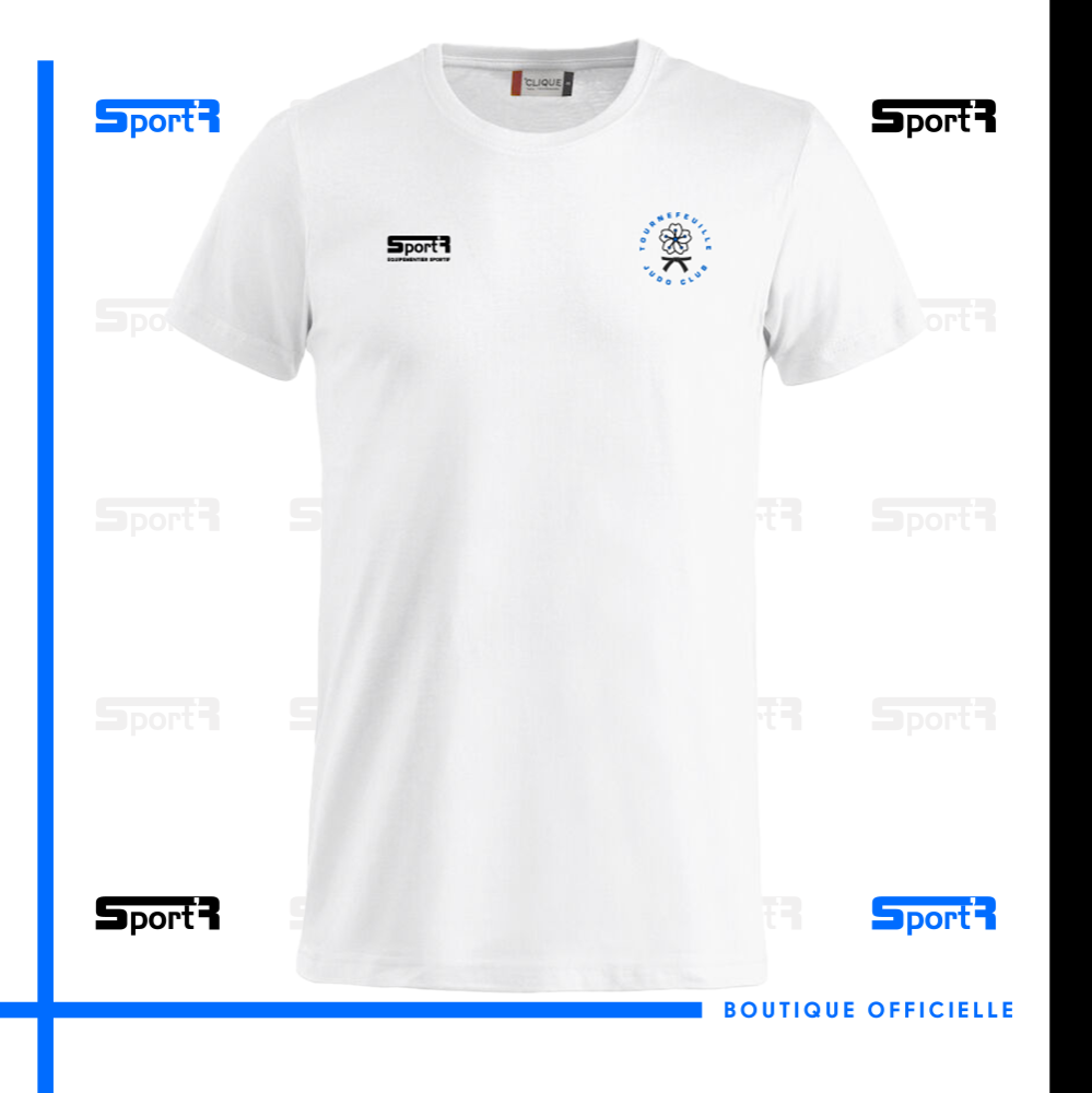 T-shirt Coton Adultes et Enfants - Blanc