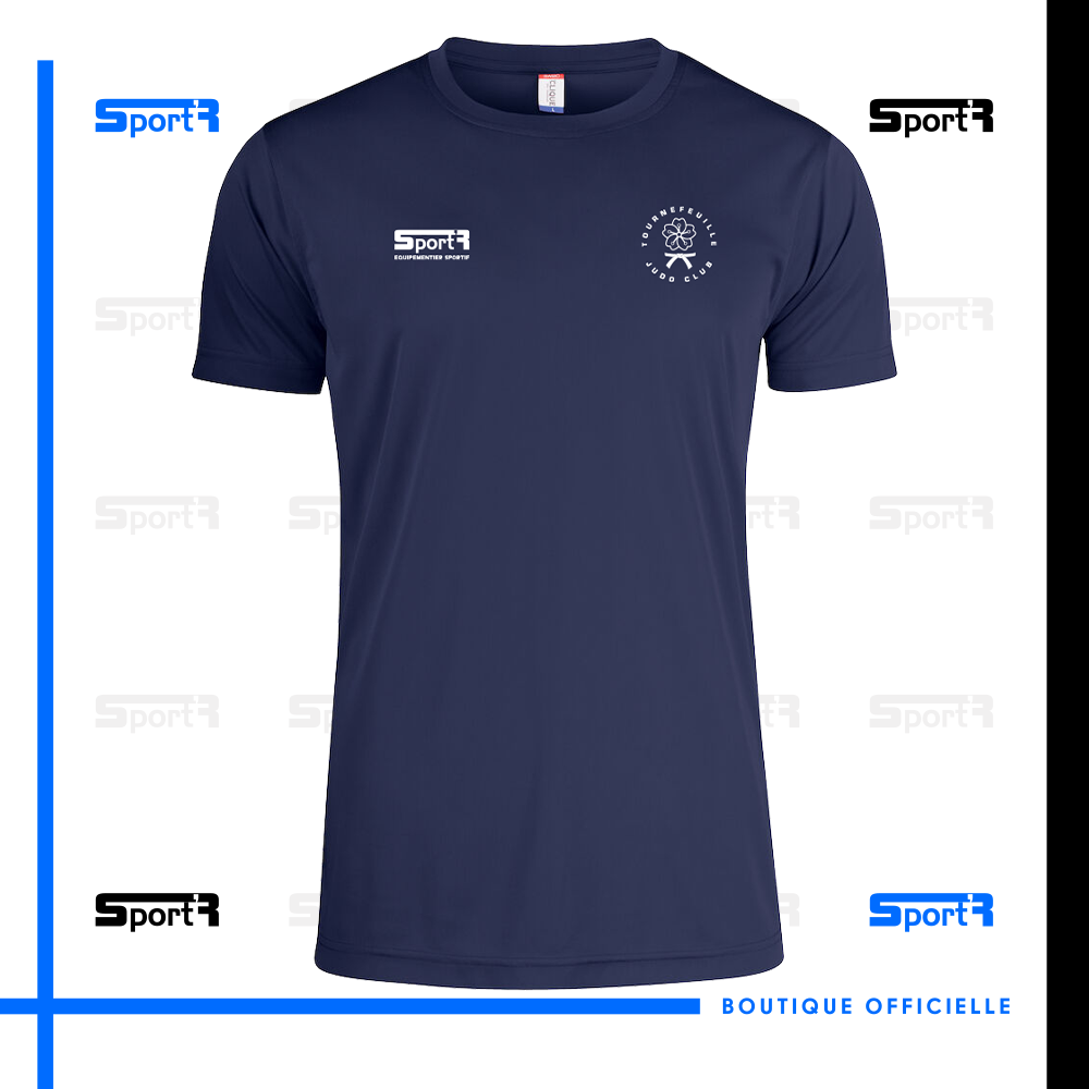 T-shirt Polyester Adultes et Enfants - Navy