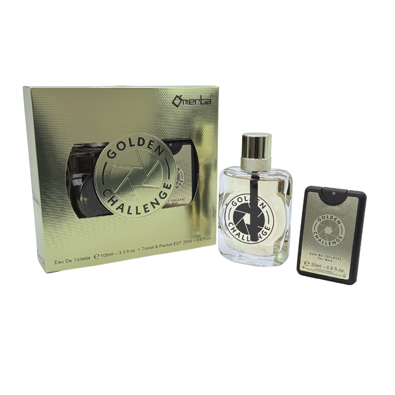 (GOL-038) COFFRET GOLDEN CHALLENGE - EDT 100ML + POCKET 20ML