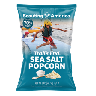 Sea Salt Popcorn ($20 Donation)