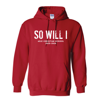 So will I Hoodie- Red