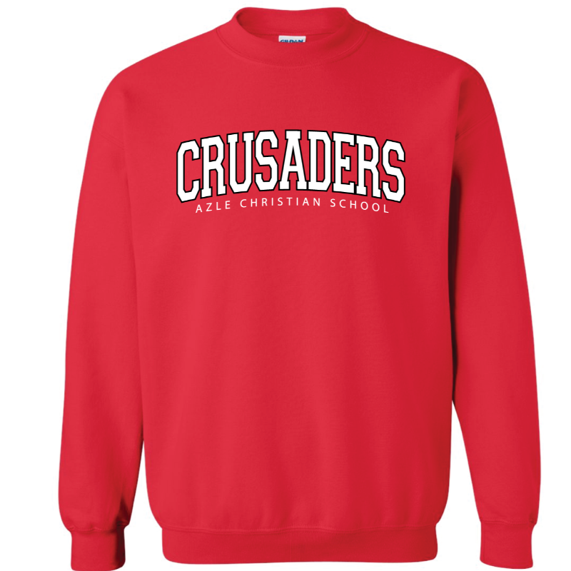 Crusader Crewneck- Red Main Image