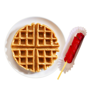 Waffle & Hotdog