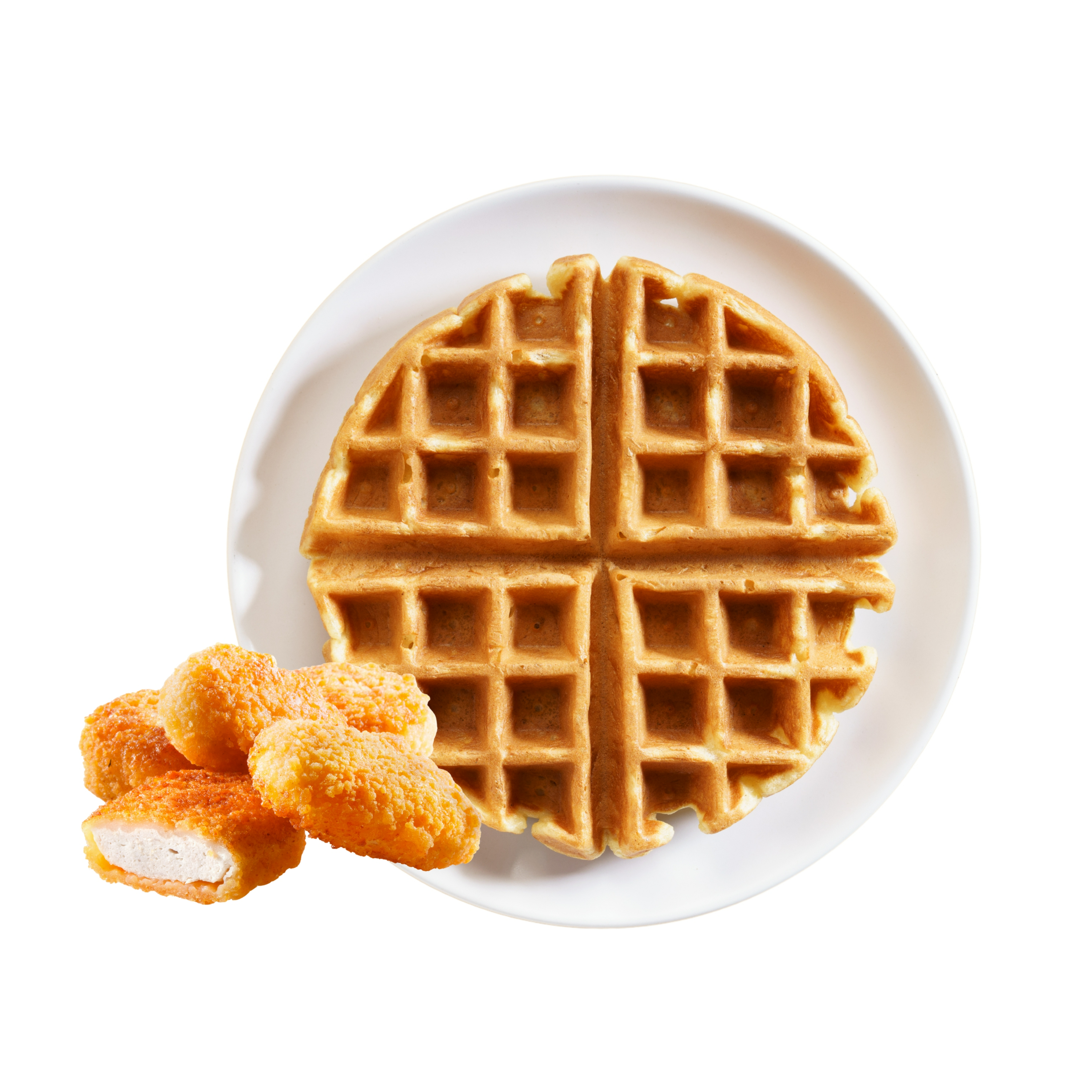 Waffle & 4pcs Nuggets