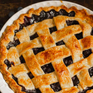 Rustic Blueberry Pie