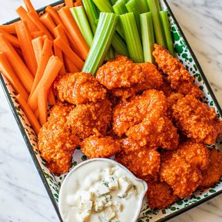 Buffalo Chicken Bites & Cilantro Jasmine Rice 