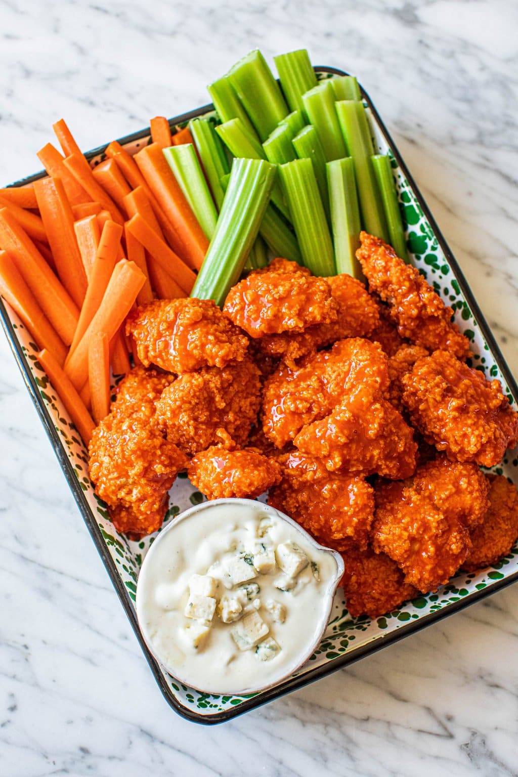 Buffalo Chicken Bites & Cilantro Jasmine Rice 