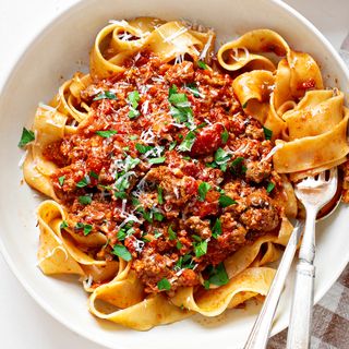 Beef Bolognese w/ Rotini Pasta