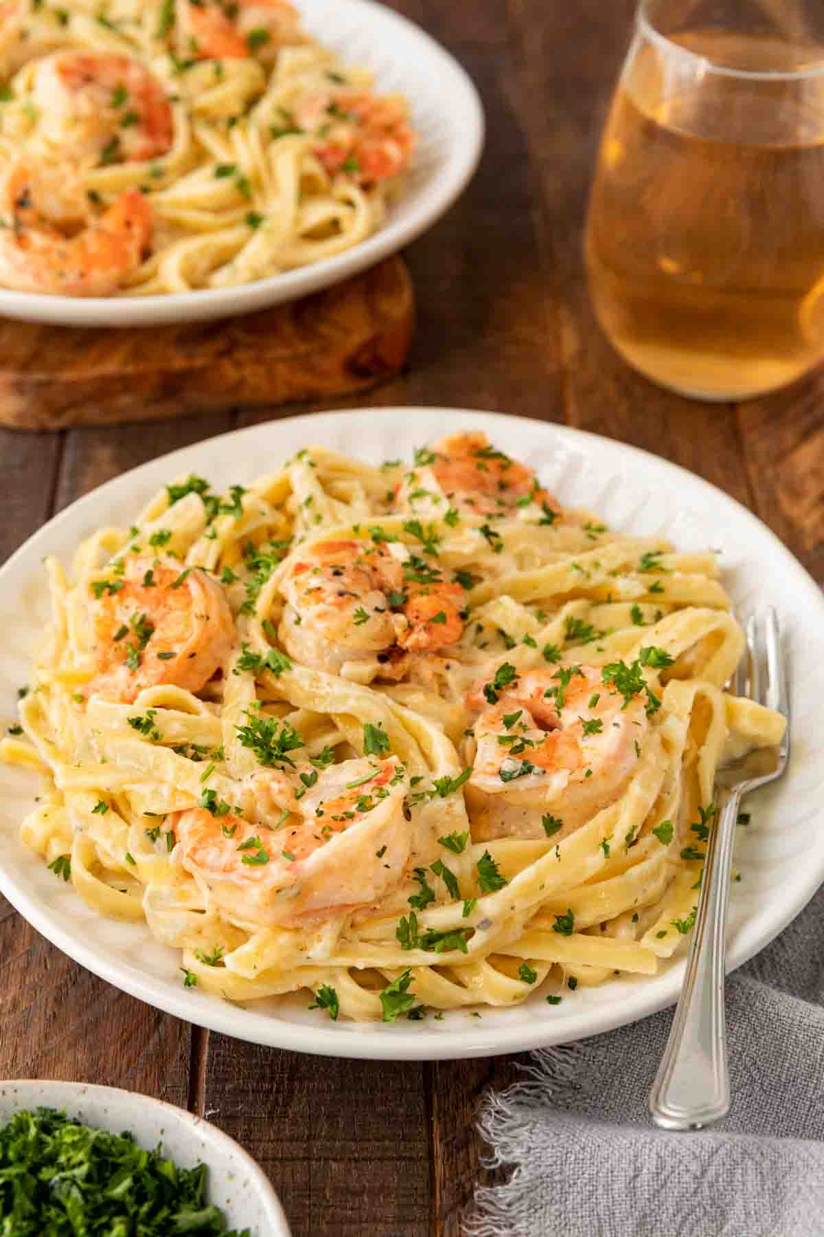 Shrimp Alfredo