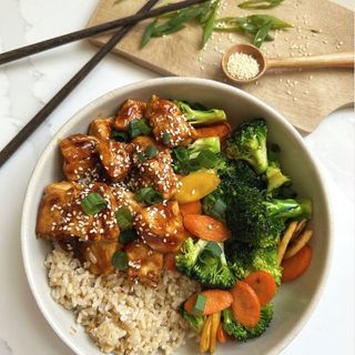 Teriyaki Chicken, Jasmine Rice & Stir Fried Vegetables