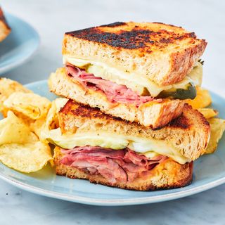 Honey Glazed Ham and Cheese Panini