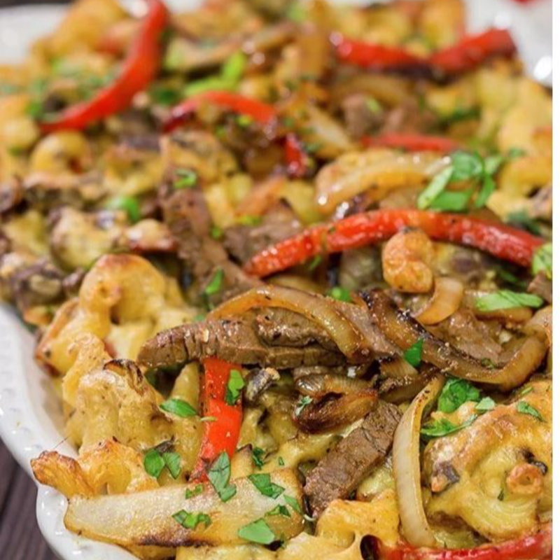 Philly Cheese Steak Mac n Cheese Bowl Main Image