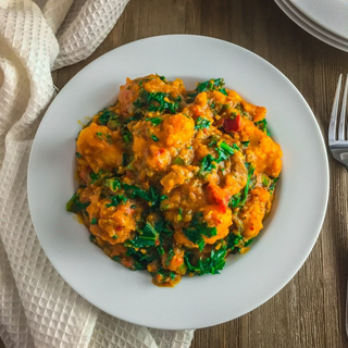 Creamy Asaro (Yam Porridge) served with Gizzdodo & 2 proteins