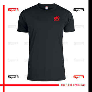 T-Shirt Polyester (Hommes & Enfants) - Noir