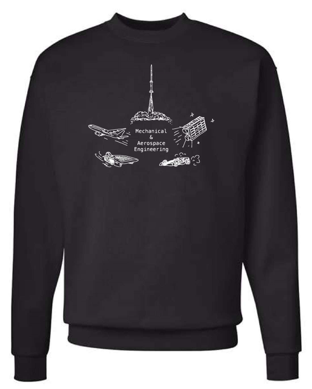 MAE Club Crew Neck- Black Main Image