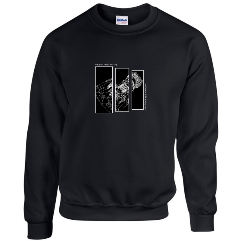 MAE Book Crew Neck Black Main Image