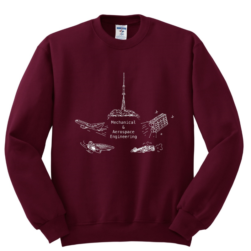 MAE Club Crew Neck - Maroon Main Image