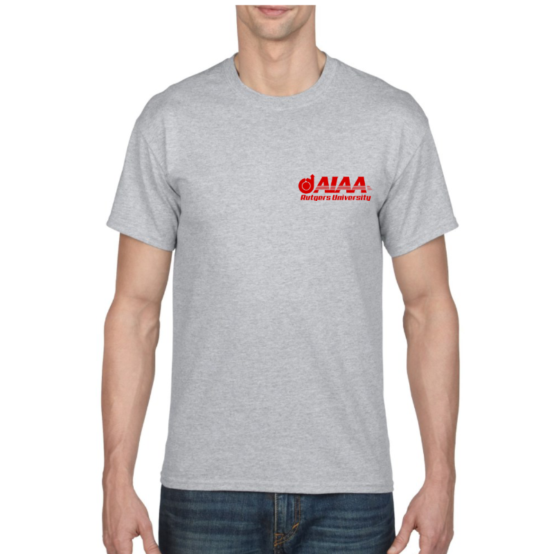 AIAA Logo Tee Shirt Grey