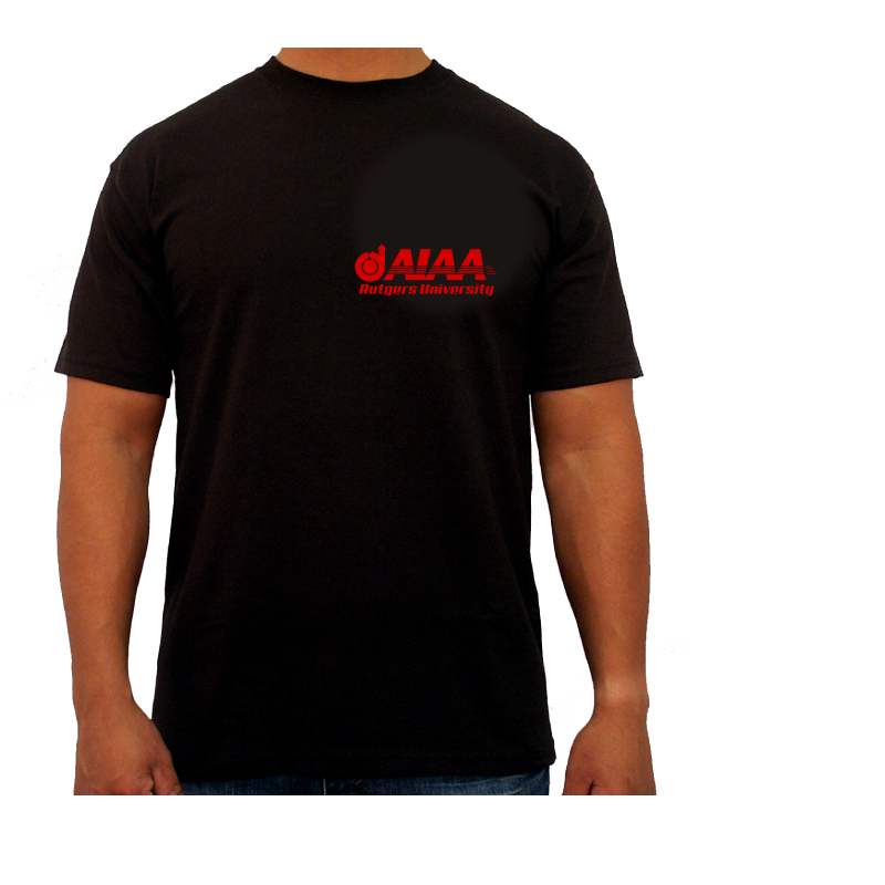AIAA Logo Tee Shirt Black