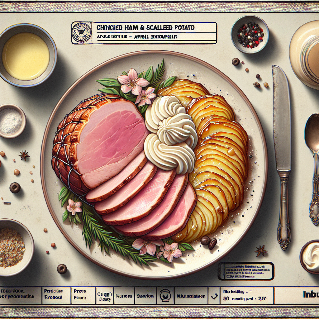 Chinched Ham & Scalloped Potato