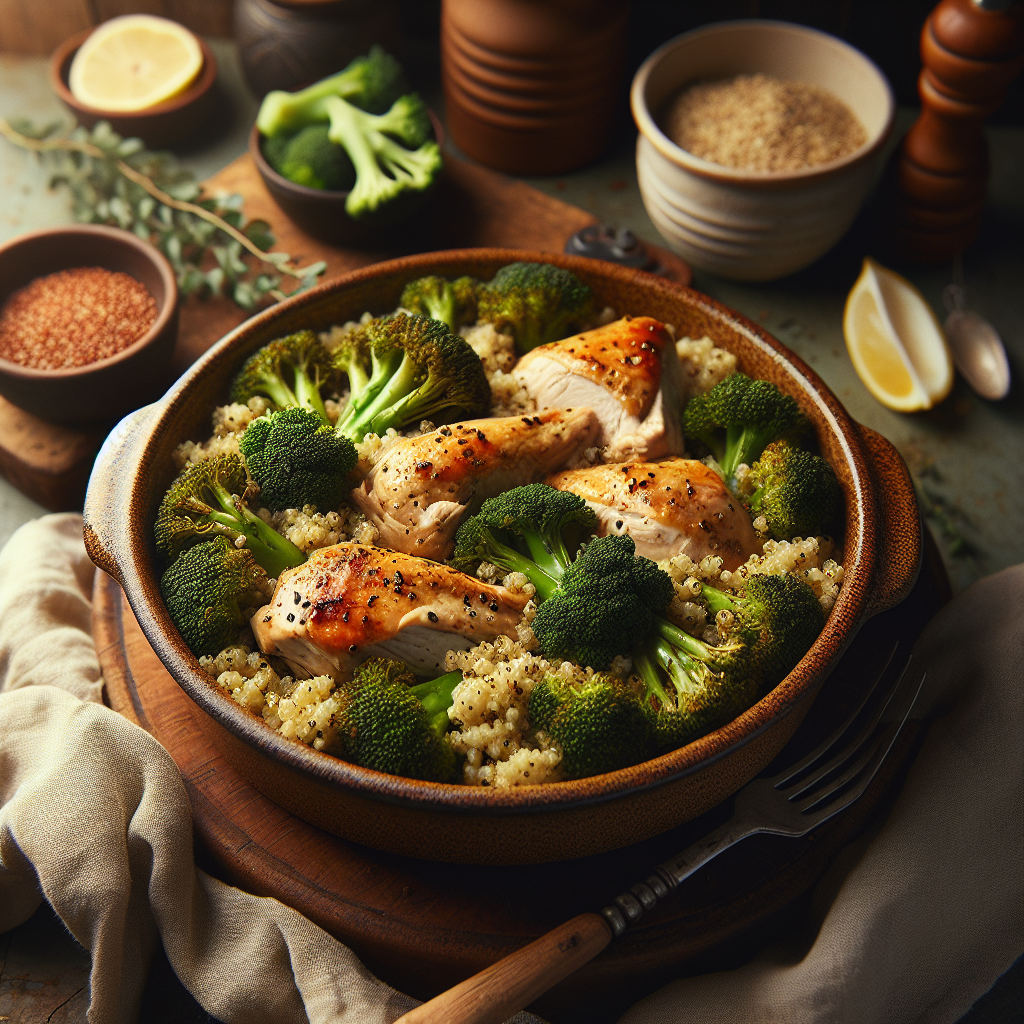 Chicken & Broccoli Casserole with Quinoa