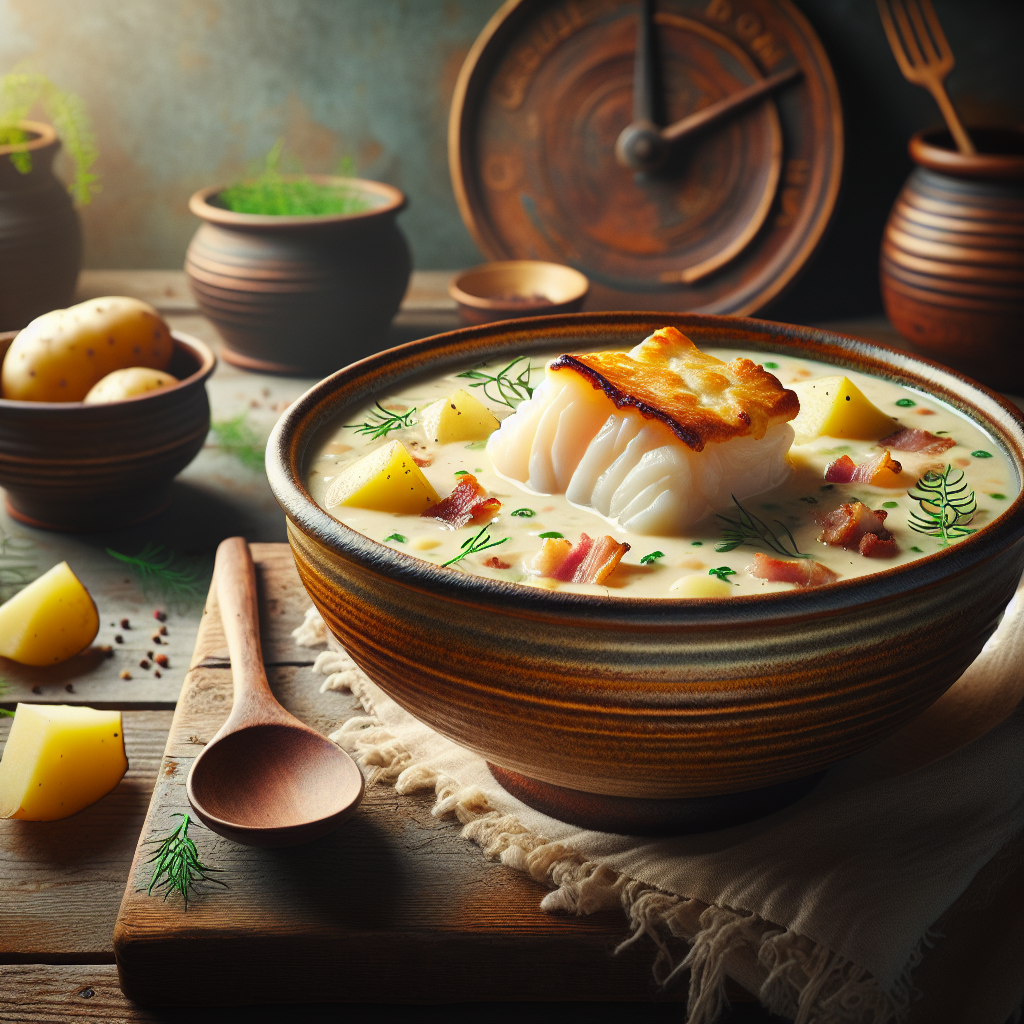 Bacon & Cod Chowder