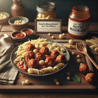 Turkey Meatballs with Pasta Marinara