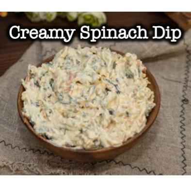 Creamy Spinach Dip 16 oz.