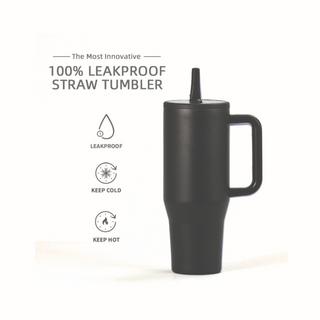 Black Tumbler 不銹鋼保溫黑色水壺 1200ml