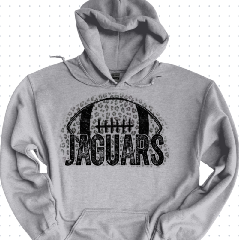 Jag Football Gray Hoodie Main Image