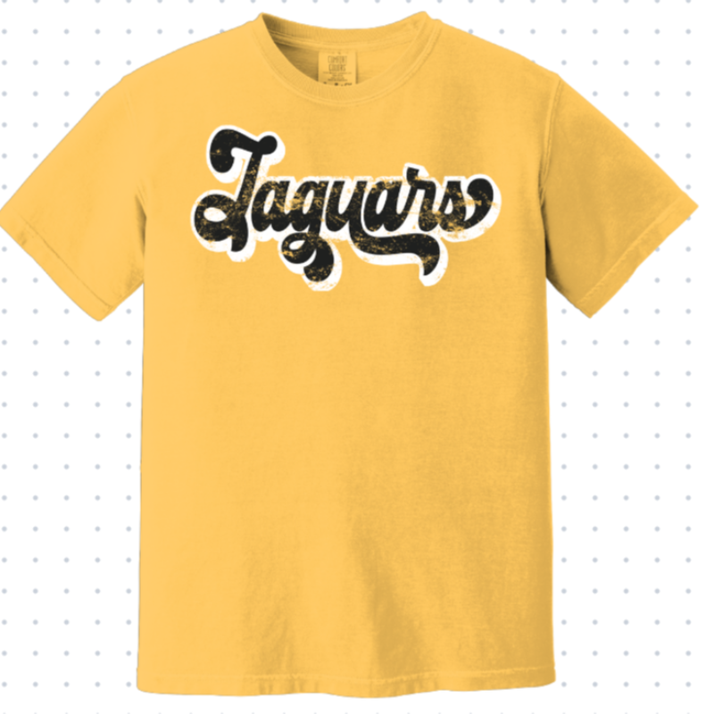 Vintage Jaguars Gold Tee Main Image