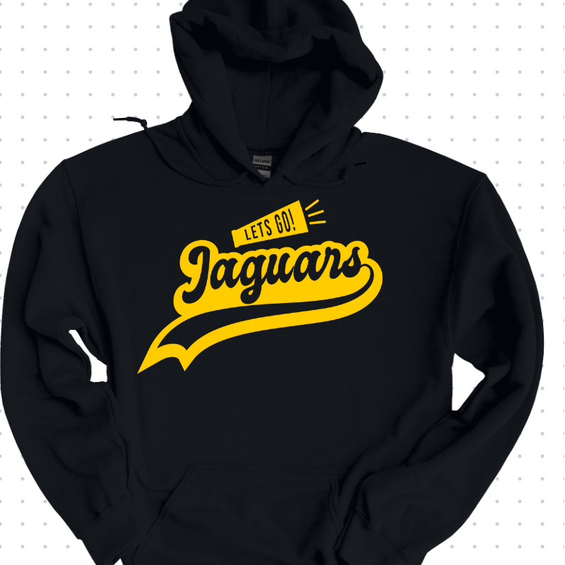 Lets go Jaguars Black Hoodie Main Image